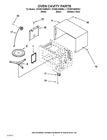 03 - Oven Cavity Parts parts for Whirlpool Microwave YKCMS1555RWH1 from AppliancePartsPros.com