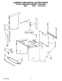 06 - Cabinet And Installation Parts parts for Kitchenaid Microwave KHMS2056SBL0 from AppliancePartsPros.com
