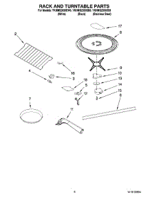 05 - Rack And Turntable Parts parts for Whirlpool Microwave YKHMS2050SB0 from AppliancePartsPros.com