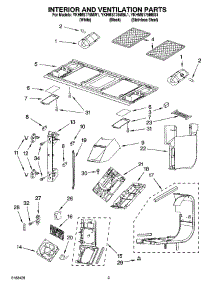 03 - Interior And Ventilation Parts parts for Whirlpool Microwave YKHMS175MSS1 from AppliancePartsPros.com