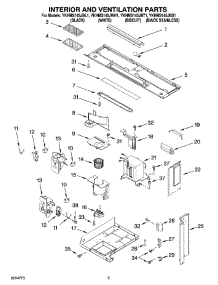 03 - Interior And Ventilation Parts parts for Whirlpool Microwave YKHMS145JBS1 from AppliancePartsPros.com