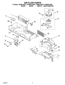 04 - Air Flow Parts parts for Whirlpool Microwave YKHMS145JBL1 from AppliancePartsPros.com