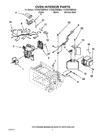 05 - Oven Interior Parts parts for Whirlpool Microwave YKCMS1555RWH0 from AppliancePartsPros.com