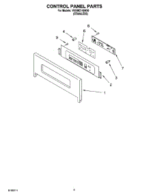 02 - Control Panel Parts parts for Whirlpool Microwave YKBMC140HS0 from AppliancePartsPros.com