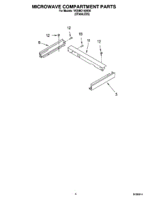 03 - Microwave Compartment Parts parts for Whirlpool Microwave YKBMC140HS0 from AppliancePartsPros.com