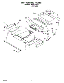 05 - Top Venting Parts parts for Whirlpool Microwave YKBMC140HS04 from AppliancePartsPros.com