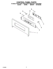 02 - Control Panel Parts parts for Whirlpool Microwave YKBHC109JB0 from AppliancePartsPros.com