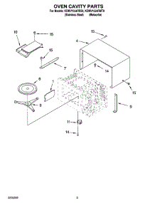 03 - Oven Cavity Parts parts for Kitchenaid Microwave KOMV1554RMT0 from AppliancePartsPros.com