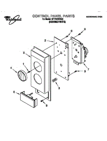 Control Panel parts for Kitchenaid Microwave MT707XDQ0 from AppliancePartsPros.com