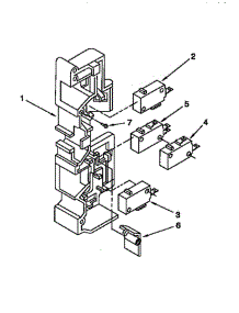 Latch Board parts for Kitchenaid Microwave KHWS105BBL0 from AppliancePartsPros.com