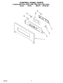 02 - Control Panel Parts parts for Kitchenaid Microwave KBMC147HBT2 from AppliancePartsPros.com
