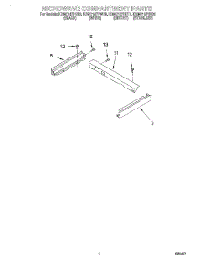 03 - Microwave Compartment parts for Kitchenaid Microwave KBMC147HBL0 from AppliancePartsPros.com