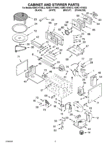 04 - Cabinet And Stirrer Parts parts for Kitchenaid Microwave KBMC147HSS2 from AppliancePartsPros.com