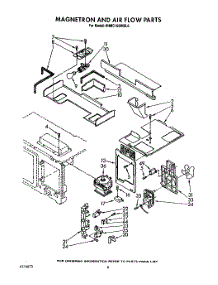 04 - Magnetron And Air Flow parts for Kitchenaid Microwave KHMC106WAL0 from AppliancePartsPros.com