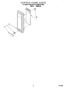 06 - Control Panel, Lit / Optional parts for Kitchenaid Microwave KCMS122YBL0 from AppliancePartsPros.com