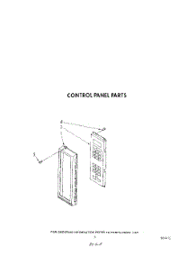 05 - Control Panel parts for Kitchenaid Microwave KCMS132SBL4 from AppliancePartsPros.com