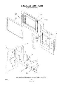 06 - Door And Latch , Literature And Optional parts for Kitchenaid Microwave KCMS132SBL4 from AppliancePartsPros.com