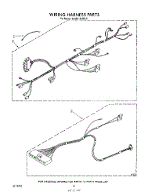 06 - Wiring Harness parts for Kitchenaid Microwave KCMS135SBL6 from AppliancePartsPros.com