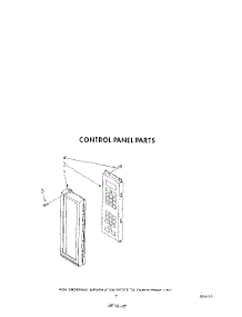 05 - Control Panel parts for Kitchenaid Microwave KCMS135SBL2 from AppliancePartsPros.com