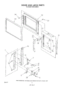 06 - Door And Latch parts for Kitchenaid Microwave KCMS135SBL2 from AppliancePartsPros.com
