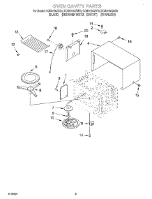 03 - Oven Cavity parts for Kitchenaid Microwave KCMS185JBT0 from AppliancePartsPros.com