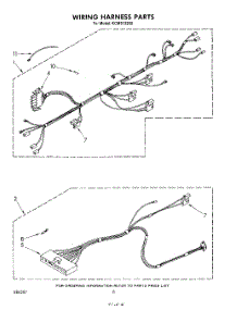 07 - Wiring Harness parts for Kitchenaid Microwave KCMS132S2 from AppliancePartsPros.com