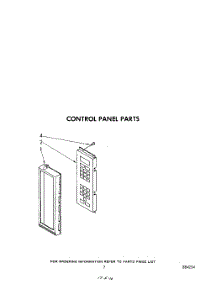 05 - Control Panel parts for Kitchenaid Microwave KCMS135S1 from AppliancePartsPros.com