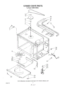04 - Stirrer Drive parts for Kitchenaid Microwave KCMS132SBL2 from AppliancePartsPros.com