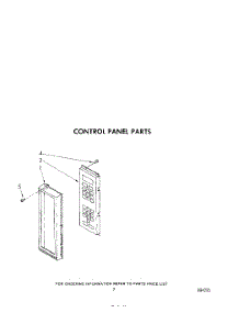 05 - Control Panel parts for Kitchenaid Microwave KCMS135S2 from AppliancePartsPros.com
