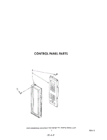 05 - Control Panel parts for Kitchenaid Microwave KCMS132SBL5 from AppliancePartsPros.com