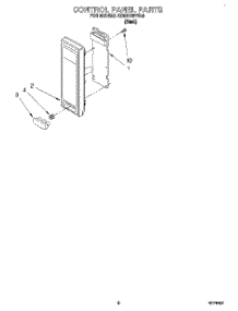 06 - Control Panel, Lit / Optional parts for Kitchenaid Microwave KCMS125YBL0 from AppliancePartsPros.com