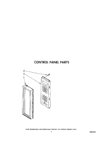 05 - Control Panel parts for Kitchenaid Microwave KCMS135S0 from AppliancePartsPros.com