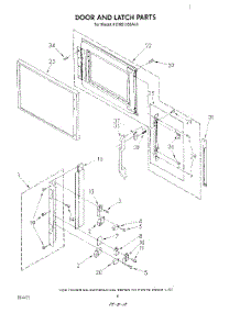 06 - Door And Latch , Literature And Optional parts for Kitchenaid Microwave KCMS135SAL0 from AppliancePartsPros.com