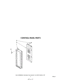 05 - Control Panel parts for Kitchenaid Microwave KCMS135SWH0 from AppliancePartsPros.com