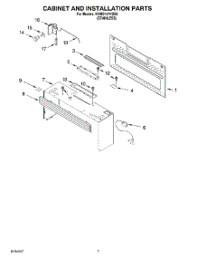 06 - Cabinet And Installation, Optional parts for Kitchenaid Microwave KHMS147KSS0 from AppliancePartsPros.com