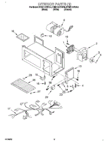 05 - Interior (1), Literature parts for Kitchenaid Microwave KHMC107BAL4 from AppliancePartsPros.com