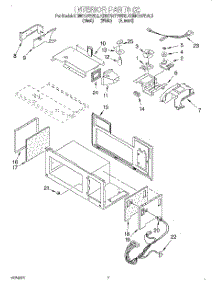 06 - Interior Parts (2) parts for Kitchenaid Microwave KHMC107BBL5 from AppliancePartsPros.com