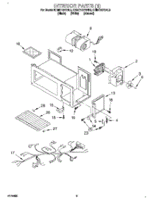 05 - Interior Parts (1), Literature parts for Kitchenaid Microwave KHMC107BBL0 from AppliancePartsPros.com