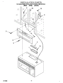 09 - Installation parts for Kitchenaid Microwave KHMC107BWH0 from AppliancePartsPros.com