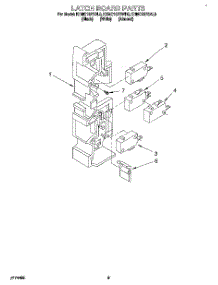 07 - Latch Board parts for Kitchenaid Microwave KHMC107BAL0 from AppliancePartsPros.com