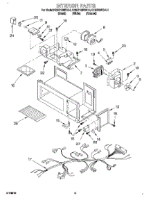 05 - Interior, Literature parts for Kitchenaid Microwave KHMS105BBL4 from AppliancePartsPros.com