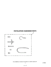 06 - Installation Hardware parts for Kitchenaid Microwave KHMS105S0 from AppliancePartsPros.com