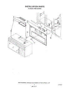 03 - Installation parts for Kitchenaid Microwave KHMS105WWH0 from AppliancePartsPros.com