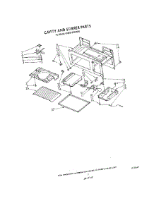 07 - Cavity And Stirrer parts for Kitchenaid Microwave KHMS105WWH0 from AppliancePartsPros.com