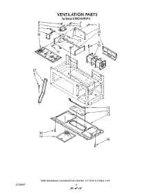 08 - Ventilation parts for Kitchenaid Microwave KHMS105WWH0 from AppliancePartsPros.com