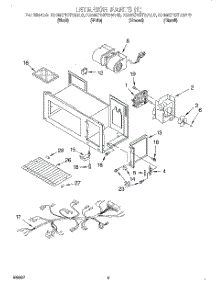 05 - Interior (1), Literature parts for Kitchenaid Microwave KHMC107EBL0 from AppliancePartsPros.com