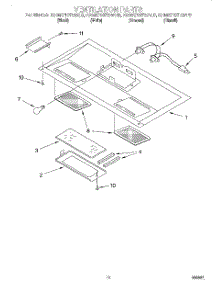 08 - Ventilation, Installation parts for Kitchenaid Microwave KHMC107EBT0 from AppliancePartsPros.com