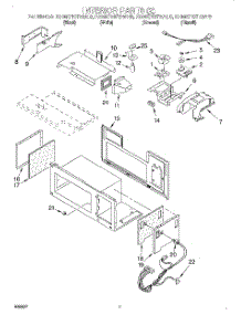 06 - Interior (2) parts for Kitchenaid Microwave KHMC107EWH0 from AppliancePartsPros.com