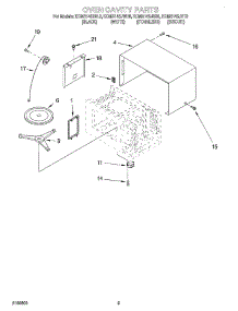 03 - Oven Cavity parts for Kitchenaid Microwave KCMS145JBT0 from AppliancePartsPros.com