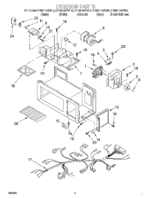 05 - Interior, Literature parts for Kitchenaid Microwave KHMS105EAL0 from AppliancePartsPros.com